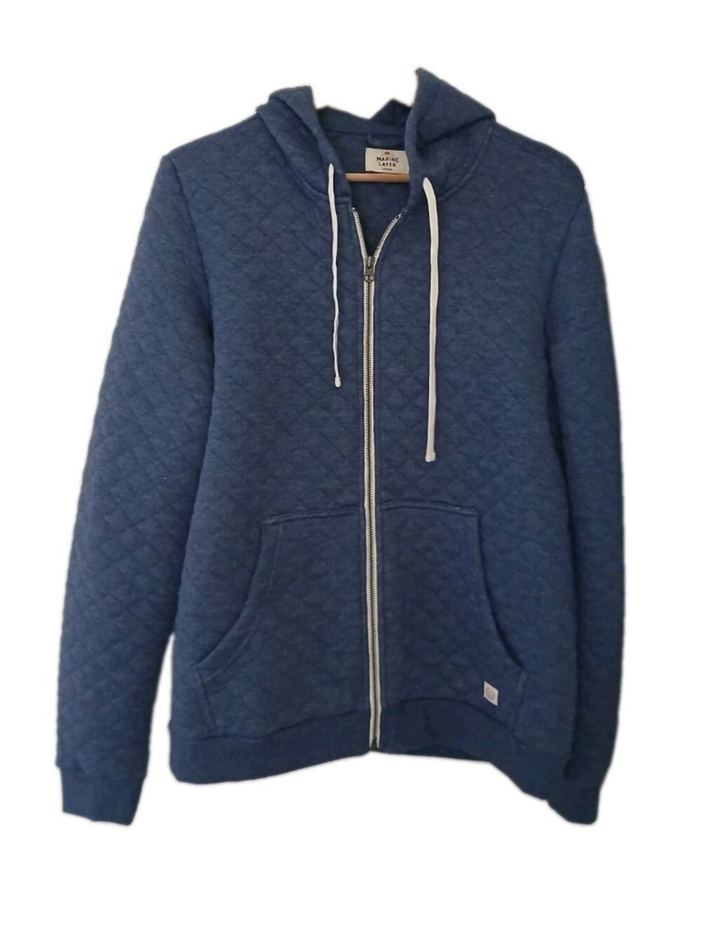 Marine Layer Corbet Quilted Full Zip Hoodie
